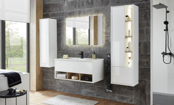 Badprogramm Glide wei� & Eiche