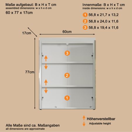 Badezimmer Badm�bel Set Adamo in wei� Hochglanz Badkombination 2-teilig 60 x 190 cm