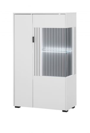 Vitrine Merced in wei� matt Wohn- und Esszimmer Highboard 75 x 125 cm