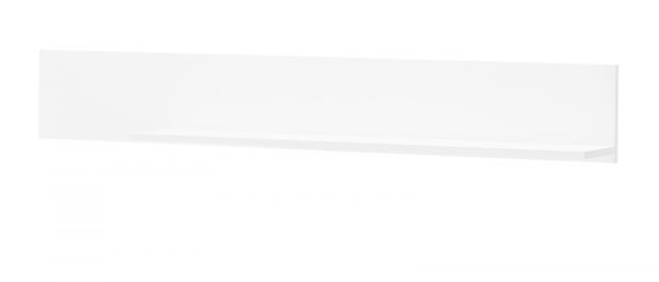 Wandboard Merced in wei� matt Eiche Wohn- und Esszimmer Wandregal 150 cm