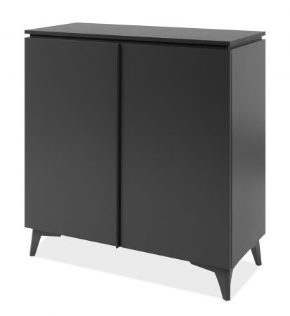 Kommode Visby in grau und Schiefer Wohn- und Esszimmer Sideboard 88 x 92 cm