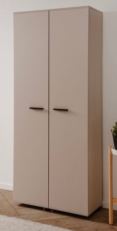 Schuhschrank Logu in Samt 74 x 182 cm, aufklappbar f�r 30 Paar Schuhe