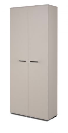 Schuhschrank Logu in Samt 74 x 182 cm, aufklappbar f�r 30 Paar Schuhe
