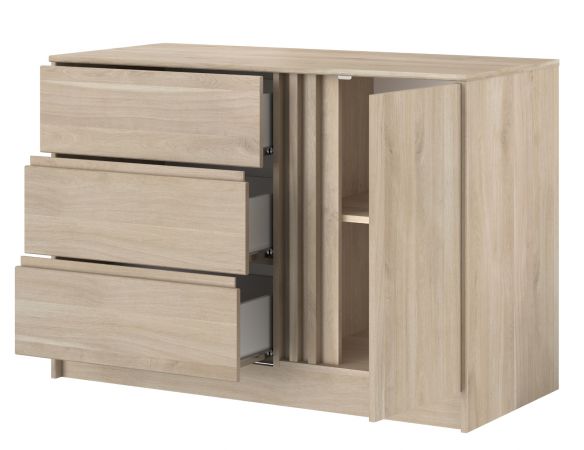 Parisot Schlafzimmer komplett Set Escale25 in Eiche japanisch Bett 140 x 200 cm
