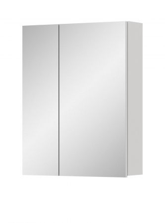 Badezimmer Spiegelschrank Larik in wei� 2-t�rig 60 x 77