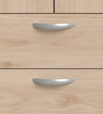 Kleiderschrank Enjour in Jackson Eiche Dreht�renschrank 3-t�rig mit Spiegel 120 x 185 cm