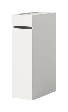 Badezimmer Kommode Flexy in wei� Anstellregal mit Apothekerauszug 29 x 101 cm