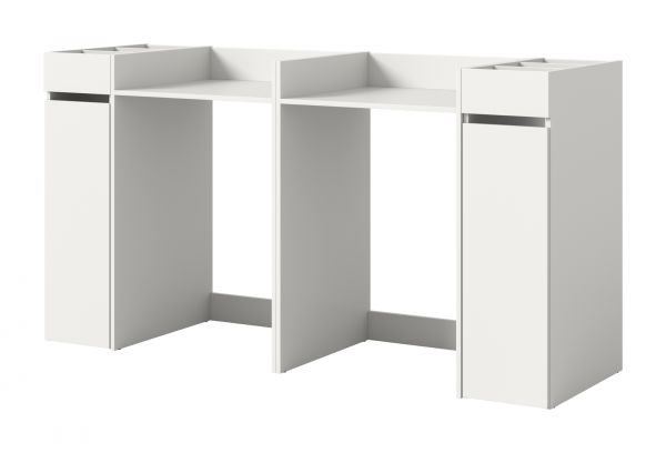 Waschmaschinenumbau Set Flexy in wei� 4-teilig 2 x �berbauschrank und 2 x Anstellregal