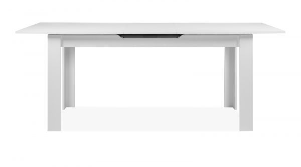 Esstisch Finham in wei� Tisch mit Liftauszug 160 / 200 x 80