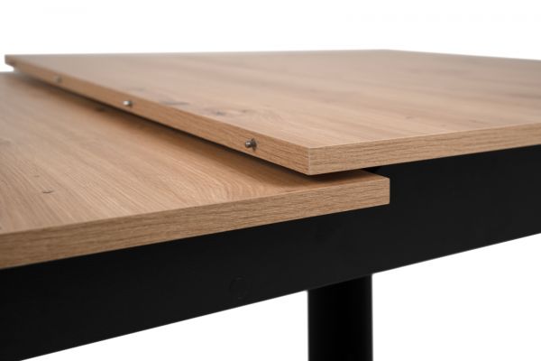 Esstisch Finham in wei� Tisch mit Liftauszug 160 / 200 x 80