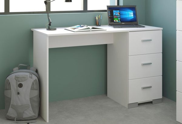 Parisot Kinder- und Jugendzimmer Milky13 in wei� und grau Loft Komplett-Set 3-teilig