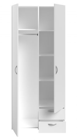 Parisot Kinder- und Jugendzimmer Milky11 in wei� und grau Loft Komplett-Set 4-teilig