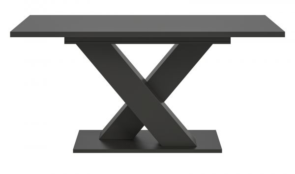 Esstisch Home-X in grau Tisch ausziehbar 150 - 190 cm
