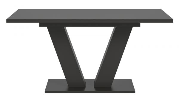 Esstisch Home-X in grau Tisch ausziehbar 150 - 190 cm