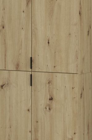 Schuhschrank Line-Up in Artisan Eiche Flurschrank 30 x 193 cm