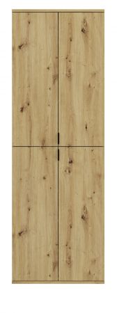 Garderobenschrank Line-Up in Artisan Eiche Schuhschrank 61 x 193 cm