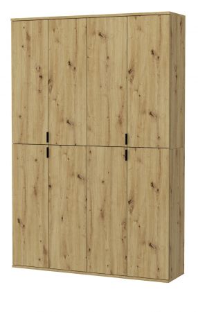 Garderobenschrank Line-Up in Artisan Eiche Schuhschrank 122 x 193 cm