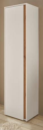 Schuhschrank Center in wei� und Wotan Eiche Flurschrank 50 x 200 cm