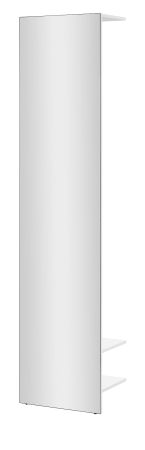 Garderobe Center in wei� Kompaktgarderobe mit Spiegel 50 x 200 cm