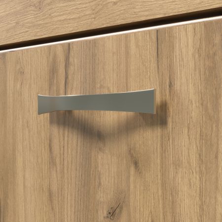 Badm�bel Set Haven in Eiche Gold Badkombination h�ngend MIT Waschbecken 150 x 190 cm
