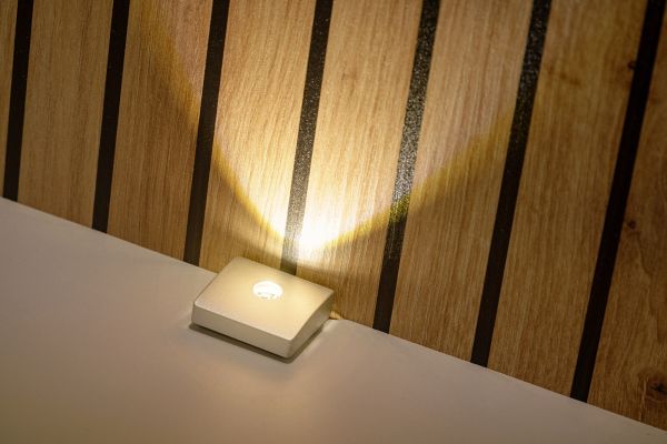 Wohnwand Laelia in Sand matt und Artisan Eiche 280 cm Schrankwand inklusive LED Beleuchtung, Push-to-Open