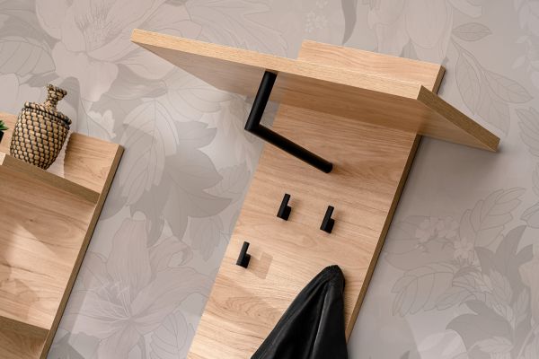 Garderobenpaneel Collin in Jackson Eiche Wandgarderobe 60 x 146 cm