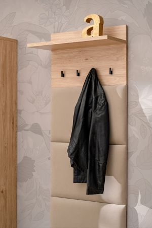 Garderobenpaneel Collin in Jackson Eiche Wandgarderobe 60 x 156 cm