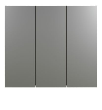Badezimmer Spiegelschrank Feliz in grau Badschrank 3-t�rig 90 cm