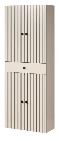 Badezimmer Hochschrank Feliz in Kashmere Grau Badschrank 70 x 186 cm