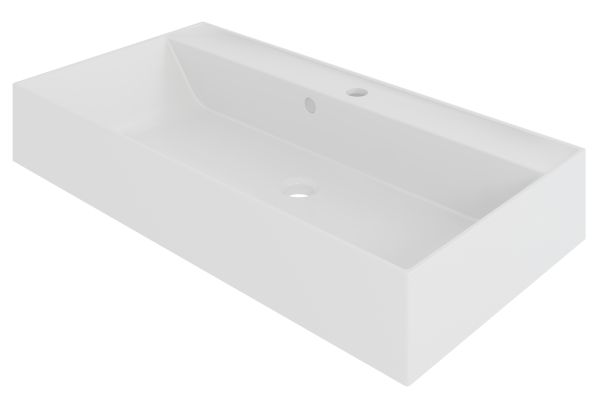 Badm�bel Set Feliz in Kaschmir / Grau mit Leistenoptik, 2-teilig 90 x 186 cm