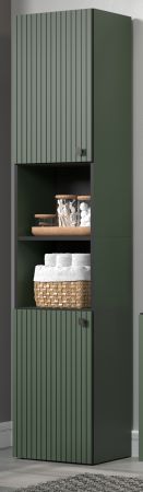 Badezimmer Hochschrank Feliz in gr�n Badschrank 40 x 186 cm