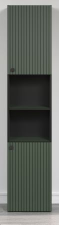 Badezimmer Hochschrank Feliz in gr�n Badschrank 40 x 186 cm