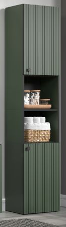 Badezimmer Hochschrank Feliz in gr�n Badschrank 40 x 186 cm