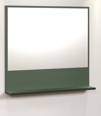 Badezimmer Spiegel Feliz in gr�n Badspiegel mit Ablage 80 cm