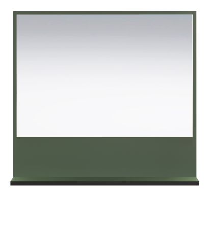 Badezimmer Spiegel Feliz in gr�n Badspiegel mit Ablage 80 cm