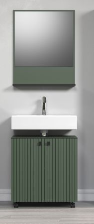 Badezimmer Spiegel Feliz in gr�n Badspiegel mit Ablage 60 cm