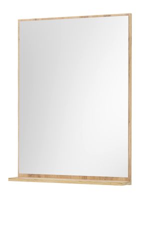 Badezimmer Spiegel Center in Wotan Eiche Badspiegel mit Ablage 60 x 80 cm