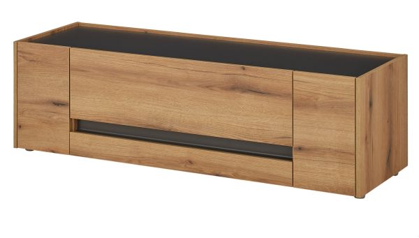 TV-Lowboard Center in Evoke Eiche und grau TV-Unterteil 140 cm