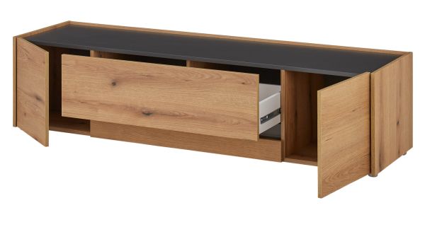 TV-Lowboard Center in Evoke Eiche und grau TV Unterteil 170 cm