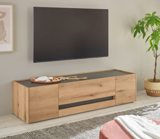 TV-Lowboard Center in Evoke Eiche und grau TV Unterteil 170 cm