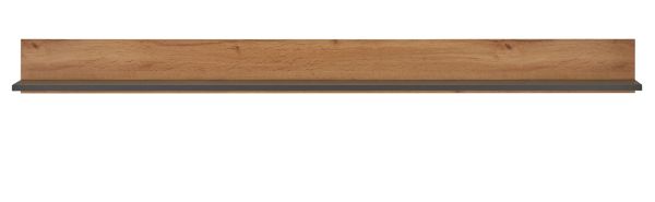 Wandboard Center in Evoke Eiche und grau Wandregal 170 x 15 cm