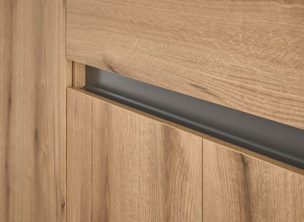 Sideboard Center in Evoke Eiche und grau Kommode 170 x 87 cm