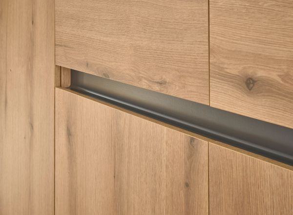 Sideboard Center in Evoke Eiche und grau Kommode 223 x 87 cm