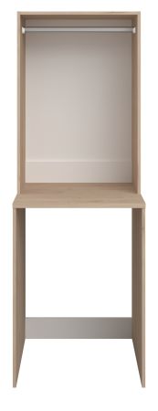 Waschmaschinenschrank Laundry in wei� und Jackson Eiche Set 3-teilig 204 x 184 cm