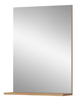 Badezimmer Spiegel Shawn in Artisan Eiche Badspiegel mit Ablage 60 x 79 cm