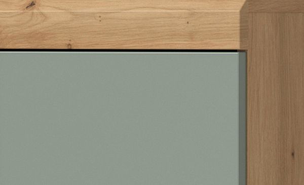 Badm�bel Set 2-teilig Shawn in Salbei und Artisan Eiche Badkombination 60 x 191 cm