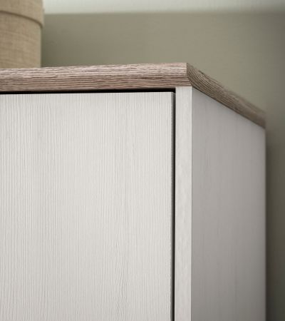 Kleiderschrank Emma in wei� Pinie Landhaus Dreht�renschrank 3-t�rig 138 x 192 cm, Soft-Close