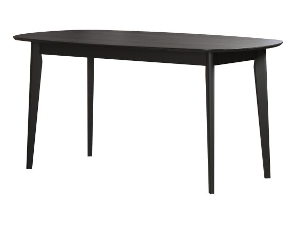 Esstisch Torus in Esche schwarz K�chentisch 160 x 90 cm
