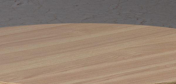 Couchtisch 2er Set Torus in Eiche und schwarz 2x Beistelltisch rund