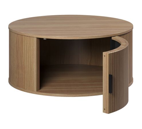 Couchtisch Torus in Eiche Beistelltisch rund 80 cm